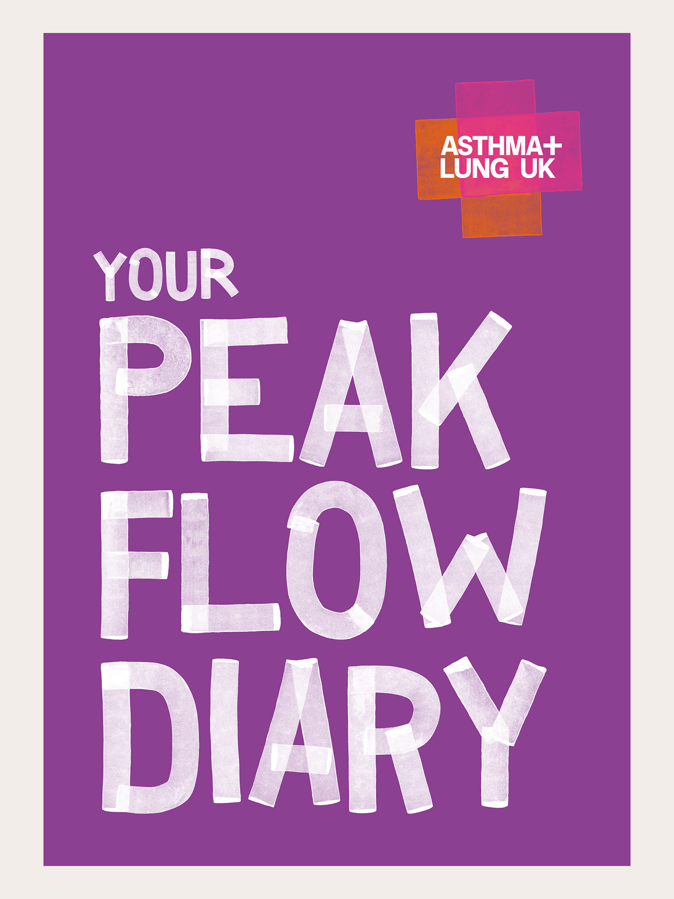 Peak flow diary extra pages – Asthma + Lung UK